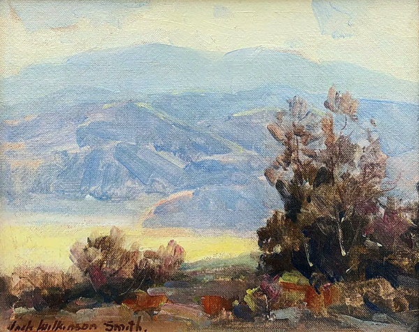 Hazy Valley Landscape by Jack Wilkinson Smith | Oil Painting Reproduction