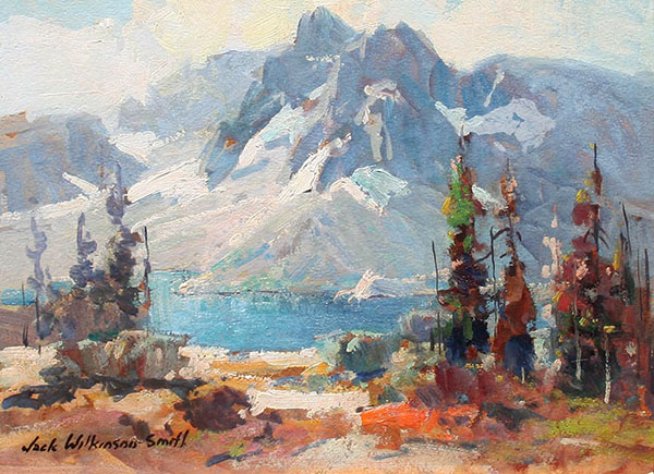 Lake Ellery Tioga Pass High Sierras 1944 | Oil Painting Reproduction