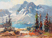 Lake Ellery Tioga Pass High Sierras 1944 By Jack Wilkinson Smith