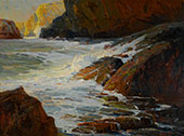 Rocks and Surf By Jack Wilkinson Smith