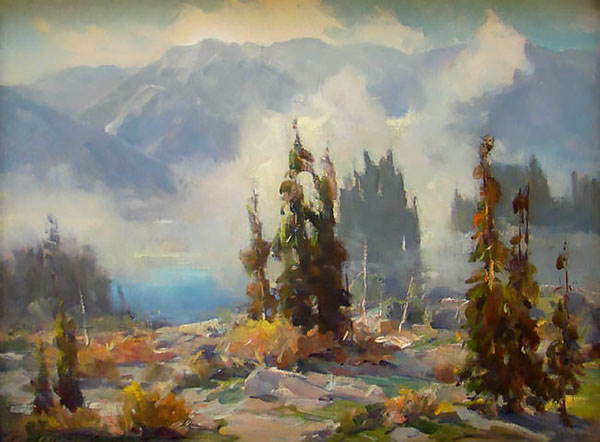 Sierra Landscape by Jack Wilkinson Smith | Oil Painting Reproduction