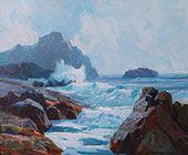 Storm Battered Coast By Jack Wilkinson Smith