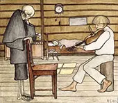 Death Listens By Hugo Simberg