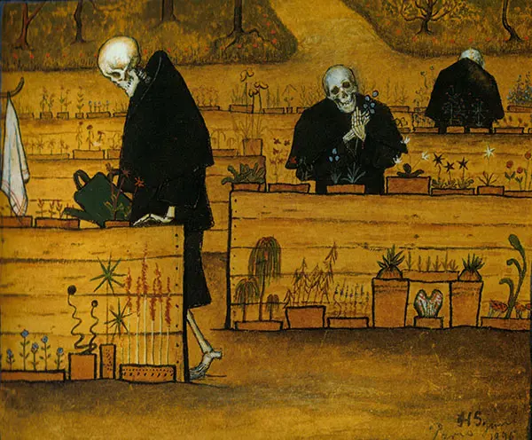 The Garden of Death By Hugo Simberg