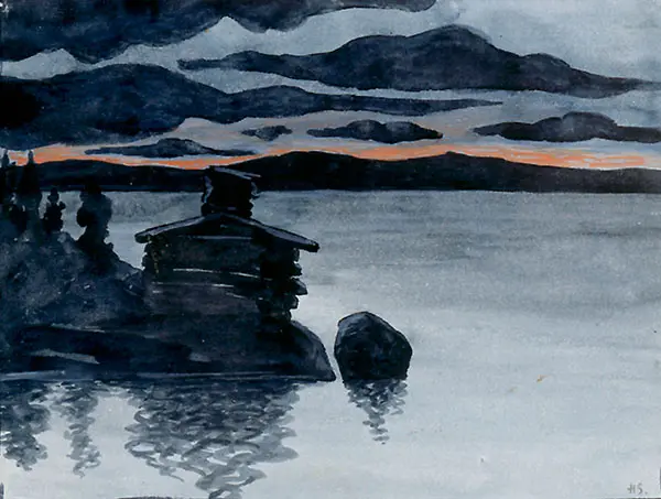 Ilta By Hugo Simberg