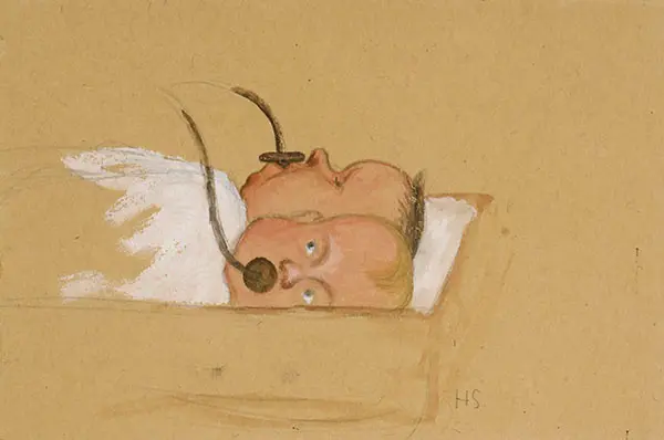 Kaksoset By Hugo Simberg