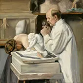 Portrait of Viktor Malmberg By Hugo Simberg