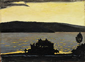 Spring Evening During The Break Up of The Ice By Hugo Simberg
