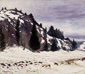 Winter Landskap By Hugo Simberg