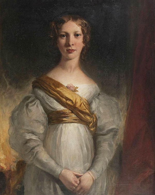 Catherine Sarah Brown The Artist's Cousin 1837 | Oil Painting Reproduction