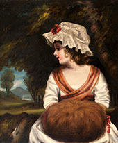Girl with a Muff 1825 By William Dyce