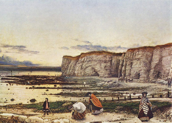 Pegwell Bay Kent a Recollection of October 5th 1858 | Oil Painting Reproduction