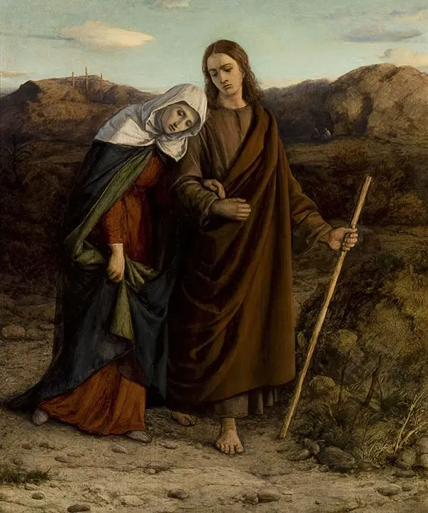 St. John Leading Home his Adopted Mother By William Dyce