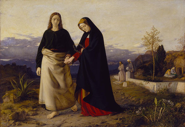 St. John Leading Home his Adopted Mother 1860 | Oil Painting Reproduction