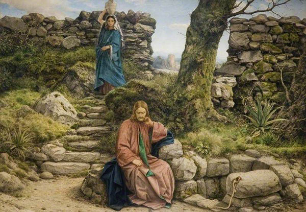The Woman of Samaria by William Dyce | Oil Painting Reproduction