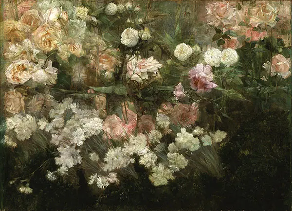 Garden in May 1895 By Maria Oakey Dewing