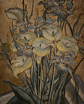 Irises and Calla Lillies By Maria Oakey Dewing