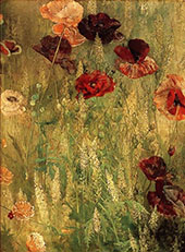 Poppies and Italian Mignotte By Maria Oakey Dewing