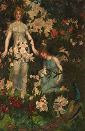 Hide and Seek in The Garden of Epicurus Leontium and Ternissa By William Stott