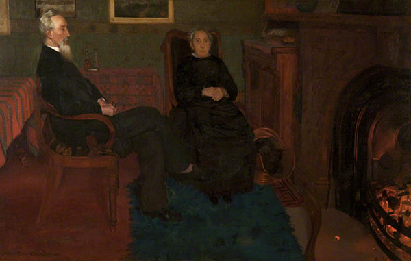 My Father and Mother 1884 by William Stott | Oil Painting Reproduction