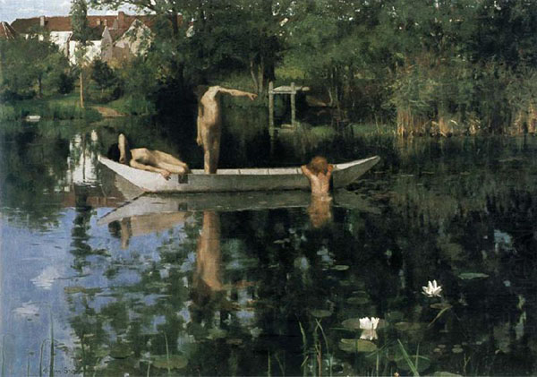 The Bathing Place by William Stott | Oil Painting Reproduction