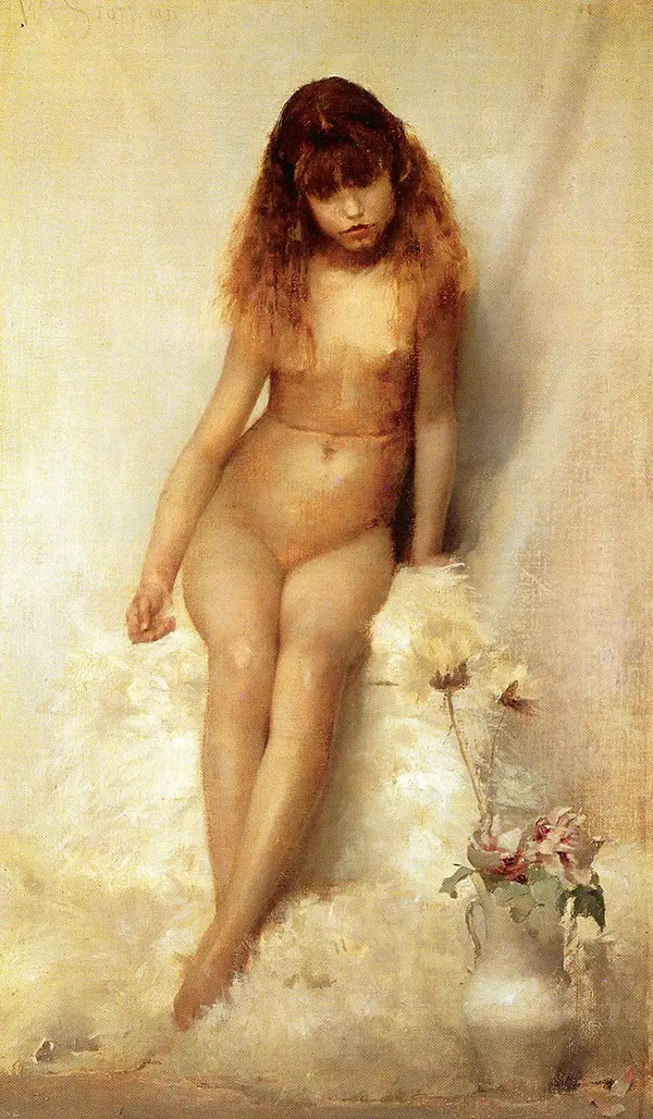 Wild Flower By William Stott