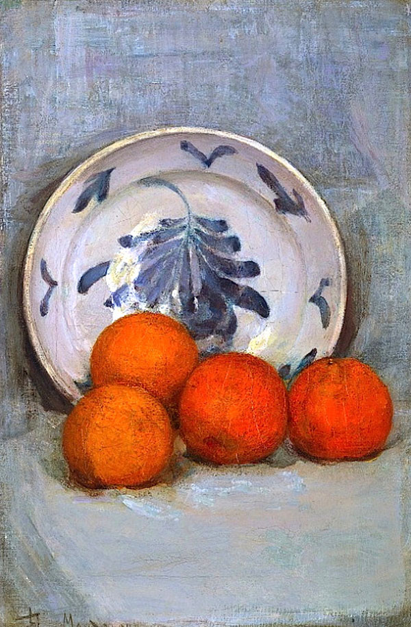 Still Life with Oranges by Piet Mondrian | Oil Painting Reproduction
