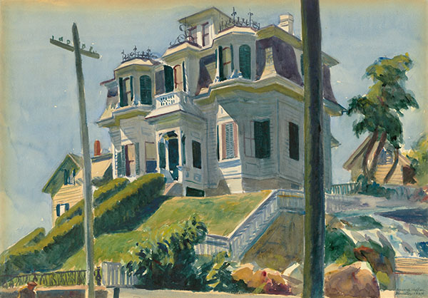 Haskell's House by Edward Hopper | Oil Painting Reproduction