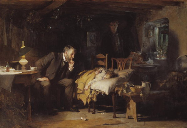 The Doctor 1891 by Sir Luke Fildes | Oil Painting Reproduction