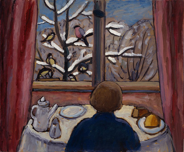 Breakfast of The Birds by Gabriele Munter | Oil Painting Reproduction