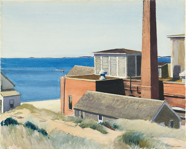 Cold Storage Plant 1933 by Edward Hopper | Oil Painting Reproduction