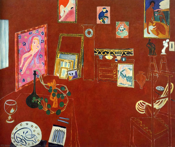 The Red Studio 1911 by Henri Matisse | Oil Painting Reproduction