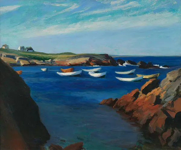 The Dories Ogunquit 1914 By Edward Hopper