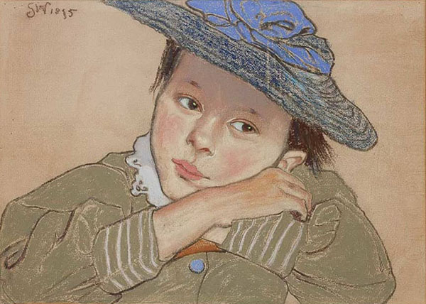 Head of a Girl A Study 1895 | Oil Painting Reproduction