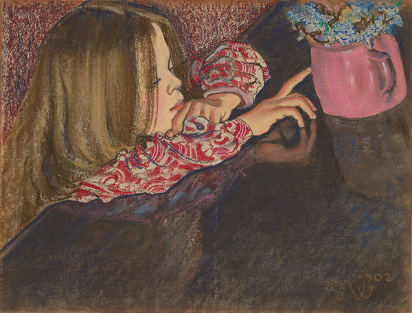 Little Helen with a Vase 1902 | Oil Painting Reproduction