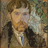 Self Portrait of Stanisław Wyspianski By Stanislaw Mateusz Ignacy Wyspianski