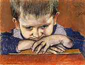 Study of a Child 1904 By Stanisław Mateusz Ignacy Wyspianski