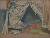 The Interior of The Paris Atelier 1893 By Stanislaw Mateusz Ignacy Wyspianski