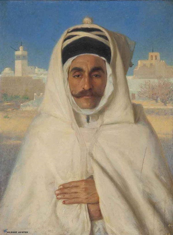 Ahmed Gharza Dragoman of Marrakech | Oil Painting Reproduction