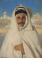 Ahmed Gharza Dragoman of Marrakech By Albert Herter