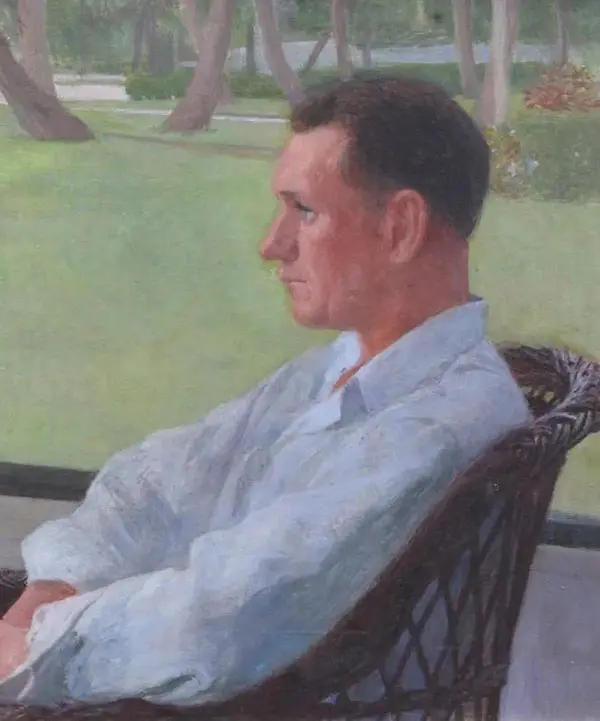 Portrait of Christian Archibald Herter 1940 By Albert Herter