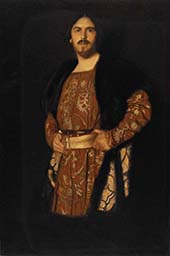 Self Portrait in Costume of Hamlet By Albert Herter
