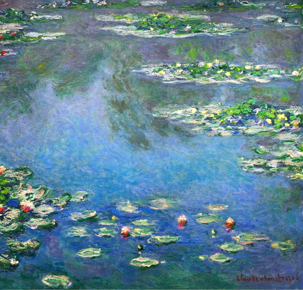 Water Lilies 1906 by Claude Monet | Oil Painting Reproduction