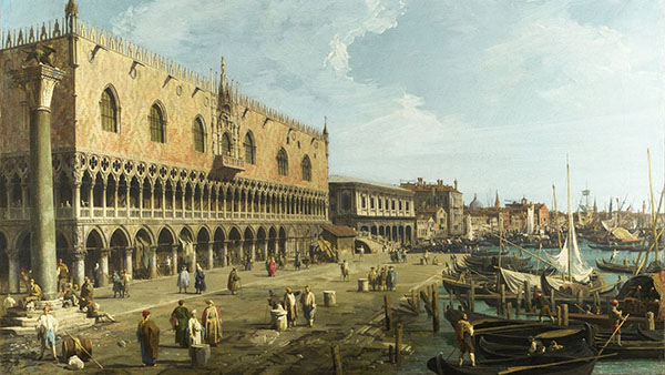 The Doge's Palace and The Riva Schiavoni | Oil Painting Reproduction