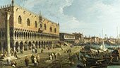 The Doge's Palace and The Riva Schiavoni By Canaletto