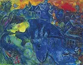 Blue Village By Marc Chagall