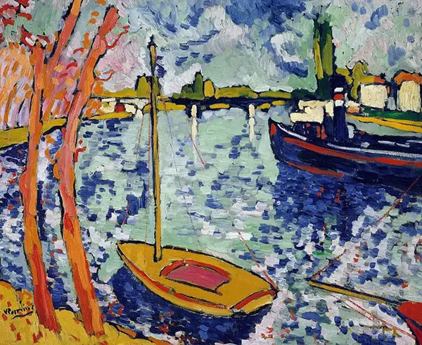 The River Seine at Chatou 1906 By Maurice de Vlaminck