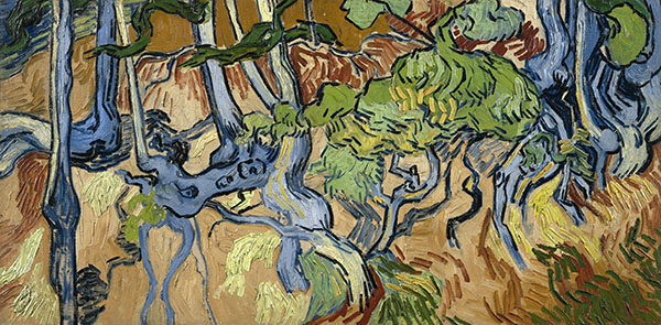 Tree Roots 1890 by Vincent van Gogh | Oil Painting Reproduction