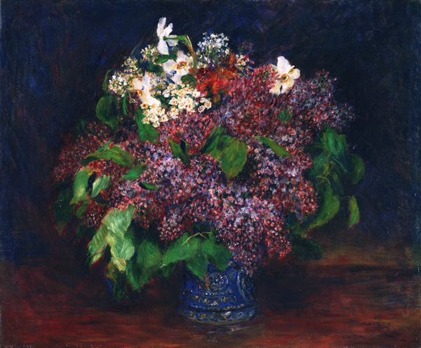 Bouquet of Lilacs by Pierre Auguste Renoir | Oil Painting Reproduction