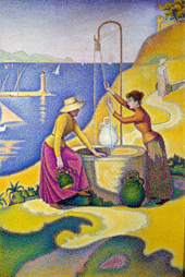 Women at the Well 1892 By Paul Signac